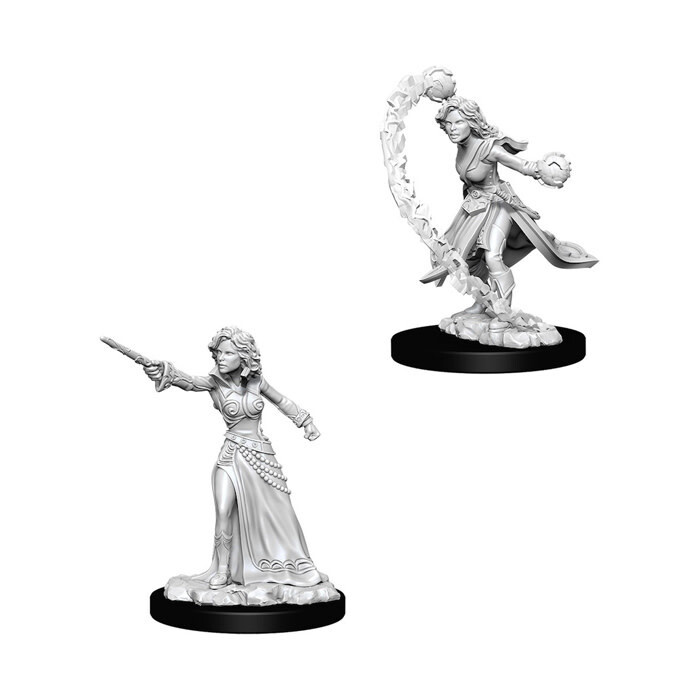 Pathfinder Battles: Deep Cuts - Human Female Wizard