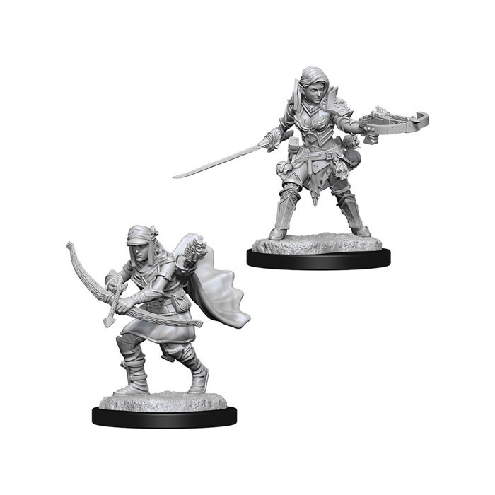 Pathfinder Battles: Deep Cuts - Half-Elf Female Ranger