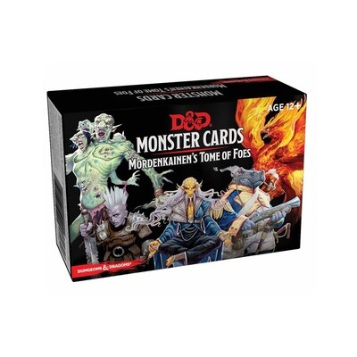 Dungeons &amp; Dragons: 5th Edition - Monster Cards - Mordenkainen&#39;s Tome of Foes