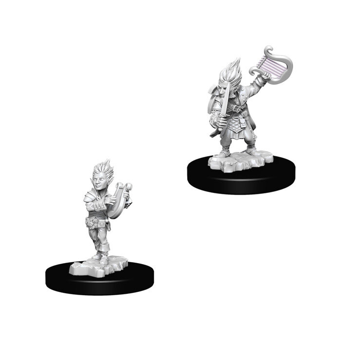 Pathfinder Battles: Deep Cuts - Gnome Male Bard