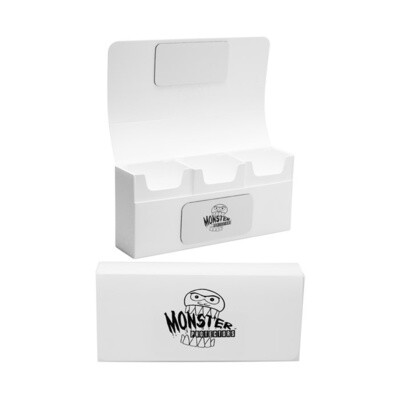 Monster: Deck Box - Triple - Matte White