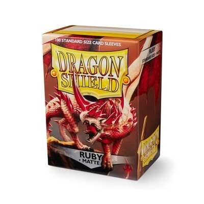 Dragon Shield: Sleeves - Standard - Matte Ruby (100)