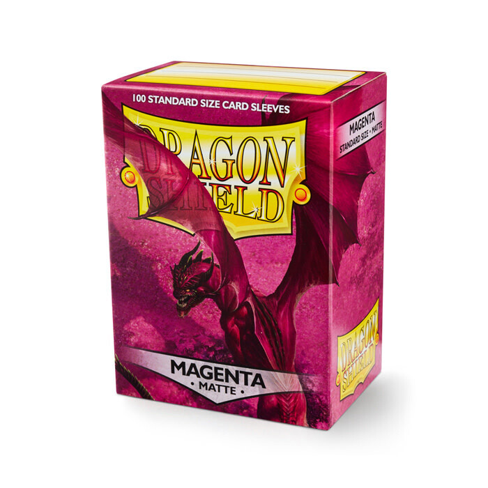 Dragon Shield: Sleeves - Standard - Matte Magenta (100)