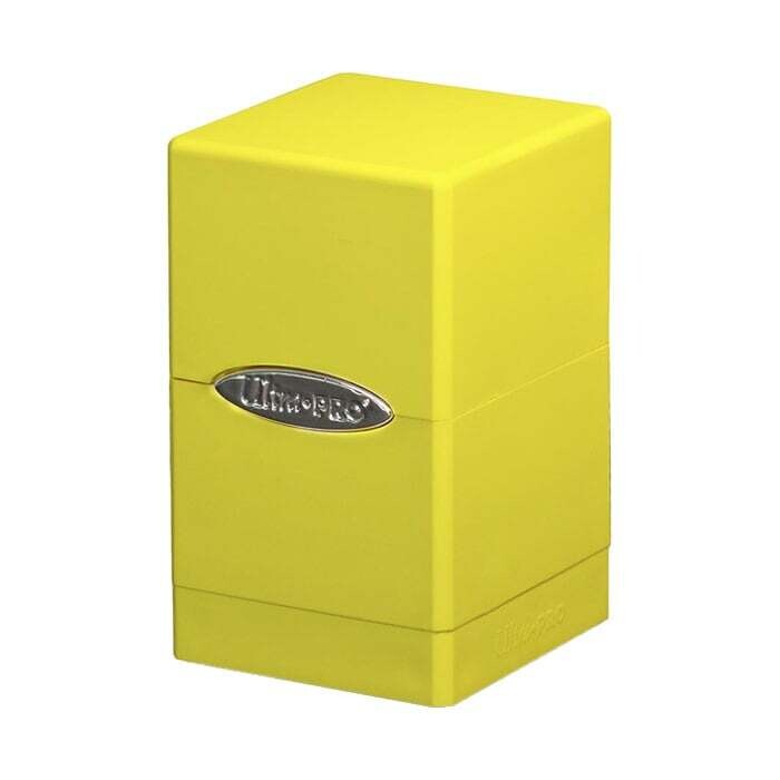 Ultra Pro: Deck Box - Satin Tower - Bright Yellow