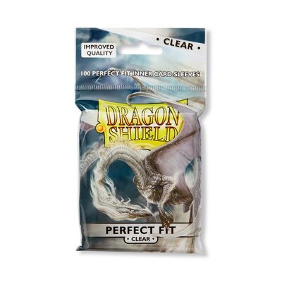 Dragon Shield: Sleeves - Standard - Perfect Fit - Clear (100)