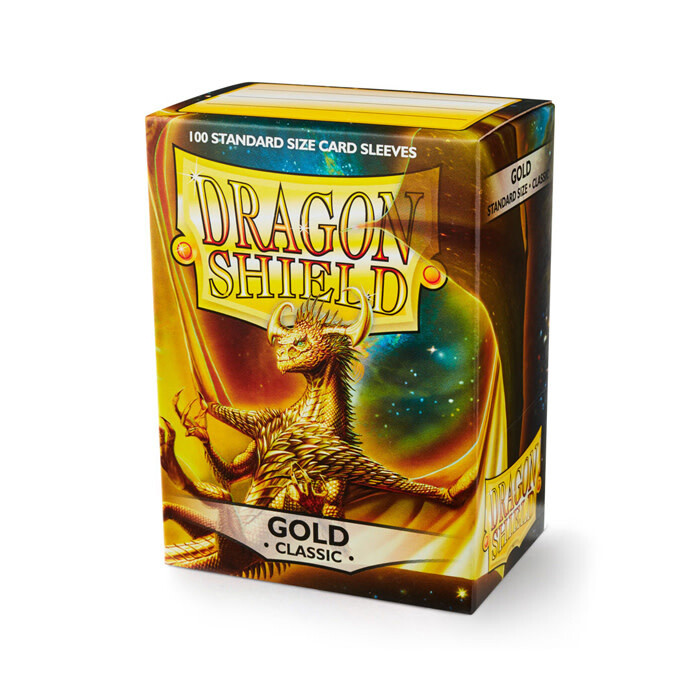 Dragon Shield: Sleeves - Standard - Gold (100)
