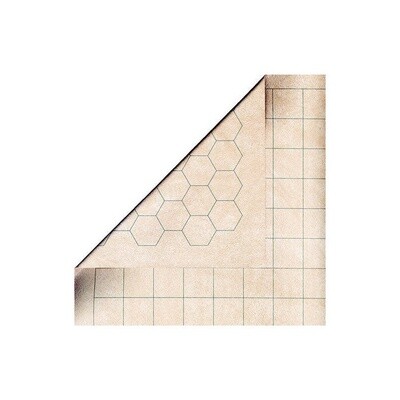 Chessex: Reversable Battlemat - 1" Squares/Hexes