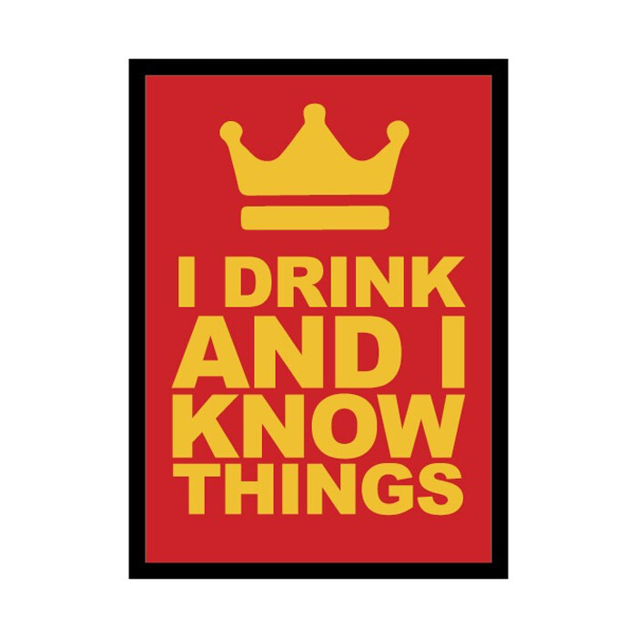 Legion: Sleeves - Standard - I Drink and I Know Things