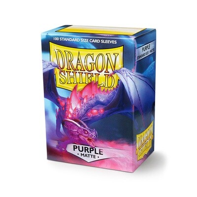 Dragon Shield: Sleeves - Standard - Matte Purple (100)