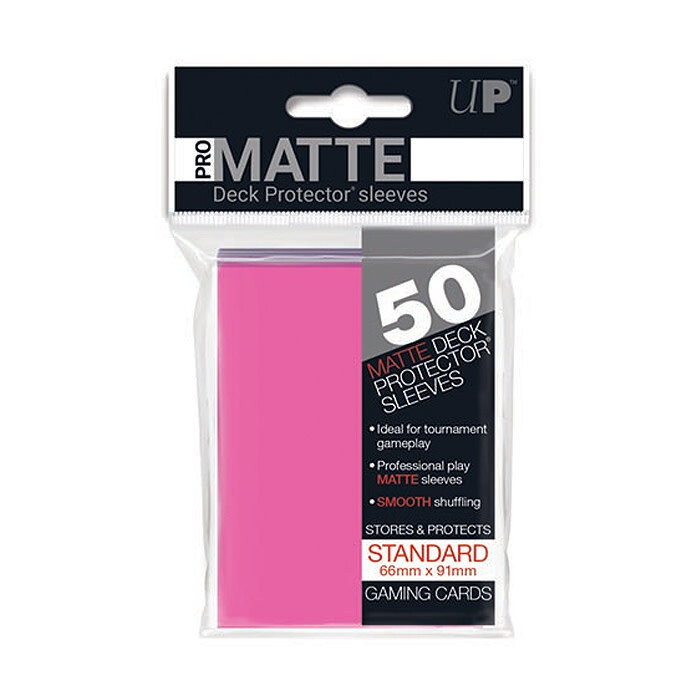 Ultra Pro: Sleeves - Standard - Pro-Matte Bright Pink