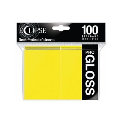 Ultra Pro: Sleeves - Standard - Eclipse - Lemon Yellow (100)