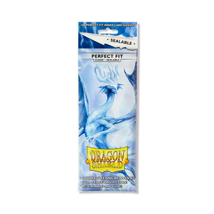 Dragon Shield: Sleeves - Standard - Perfect Fit - Sealable - Clear