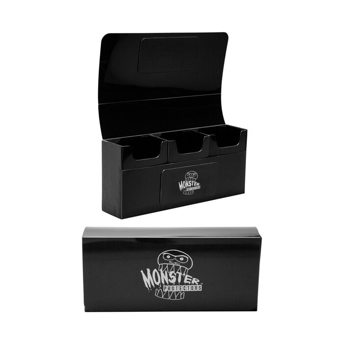 Monster: Deck Box - Triple - Matte Black