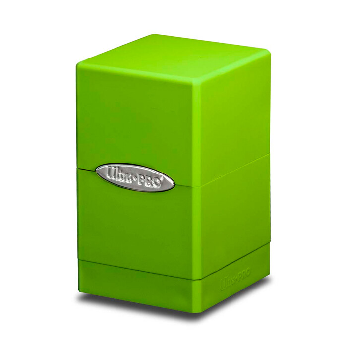 Ultra Pro: Deck Box - Satin Tower - Lime Green