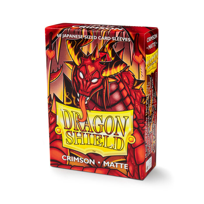 Dragon Shield: Sleeves - Small - Matte - Crimson (60)