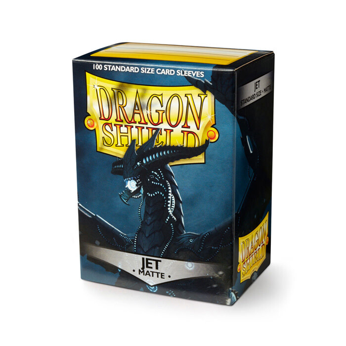 Dragon Shield: Sleeves - Standard - Matte Jet (100)