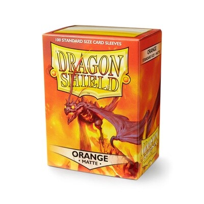 Dragon Shield: Sleeves - Standard - Matte Orange (100)