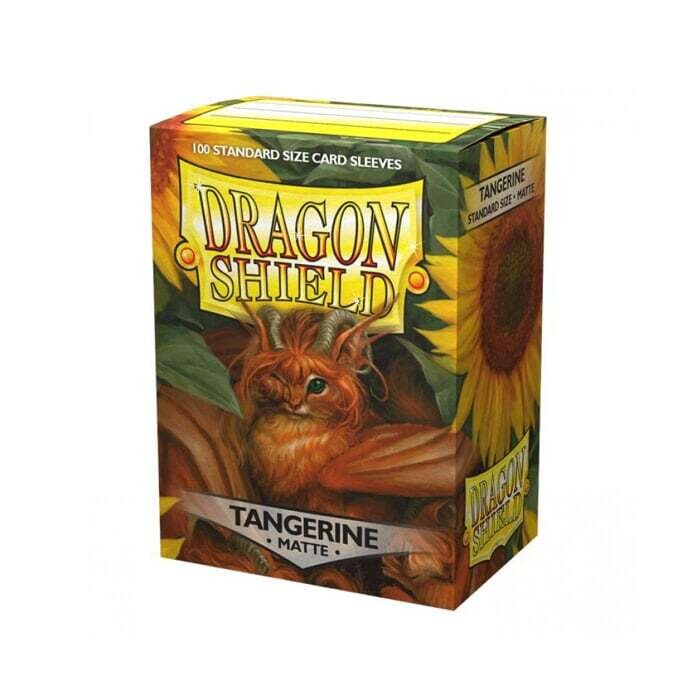 Dragon Shield: Sleeves - Standard - Matte Tangerine (100)