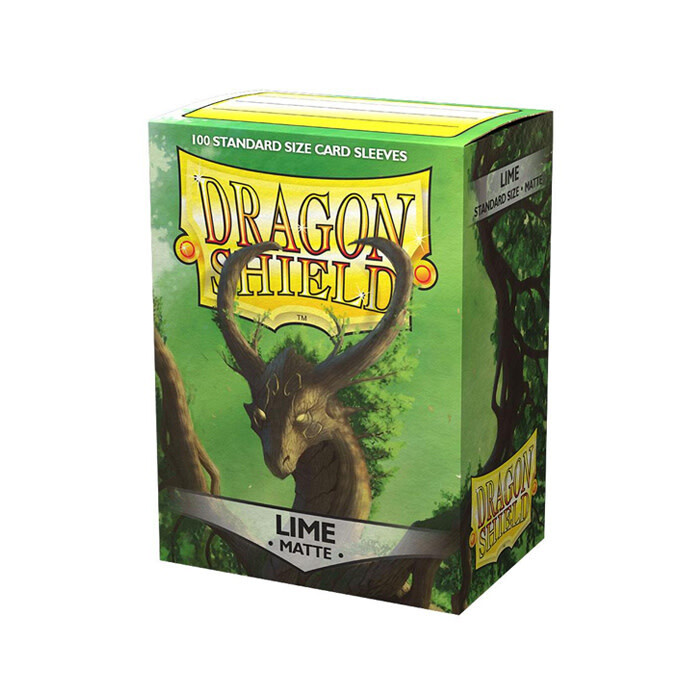 Dragon Shield: Sleeves - Standard - Matte Lime (100)