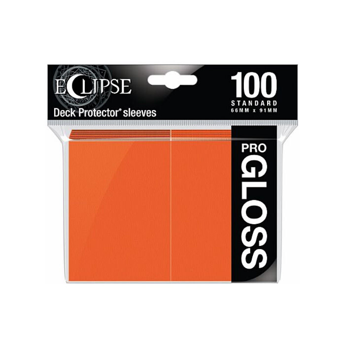 Ultra Pro: Sleeves - Standard - Eclipse - Pumpkin Orange (100)