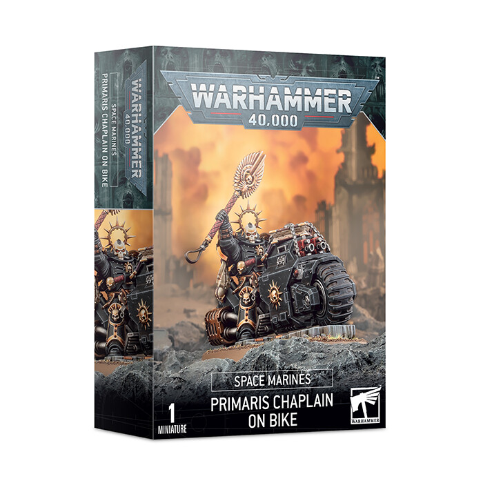 Warhammer 40K: Space Marines - Primaris Chaplain on Bike