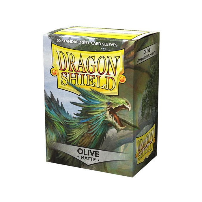 Dragon Shield: Sleeves - Standard - Matte Olive (100)