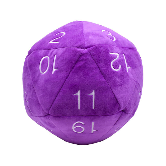 Ultra Pro: Novelty Plush - Jumbo d20 - Purple w/ White