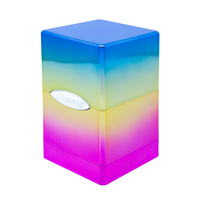 Ultra Pro: Deck Box - Satin Tower - Hi-Gloss - Rainbow