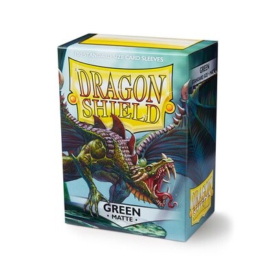 Dragon Shield: Sleeves - Standard - Matte Green (100)