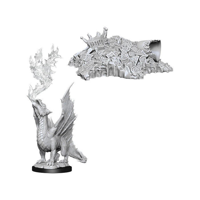 Dungeons &amp; Dragons: Nolzur&#39;s - Gold Dragon Wyrmling &amp; Small Treasure Pike