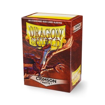 Dragon Shield: Sleeves - Standard - Matte Crimson (100)