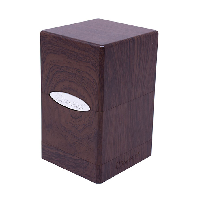 Ultra Pro: Deck Box - Satin Tower - Hi-Gloss - Forest Oak