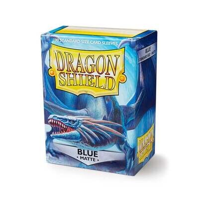 Dragon Shield: Sleeves - Standard - Matte Blue (100)