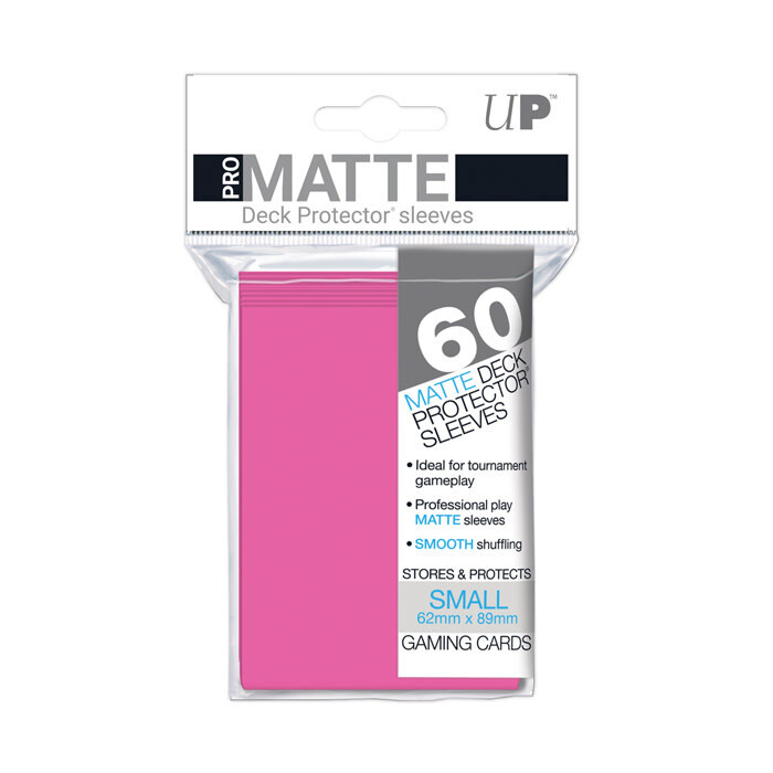 Ultra Pro: Sleeves - Small - Pro-Matte Bright Pink