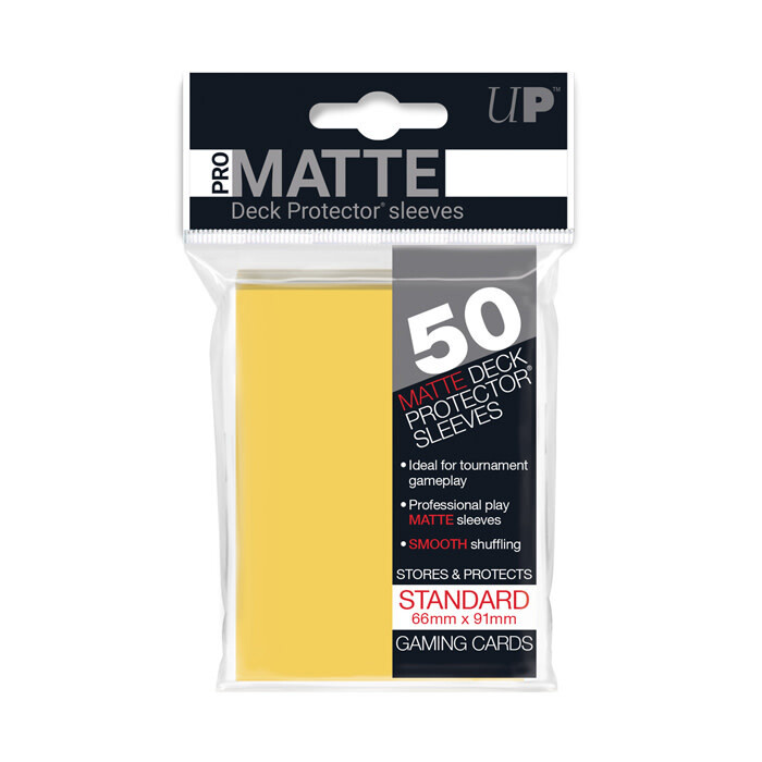Ultra Pro: Sleeves - Standard - Pro-Matte Yellow