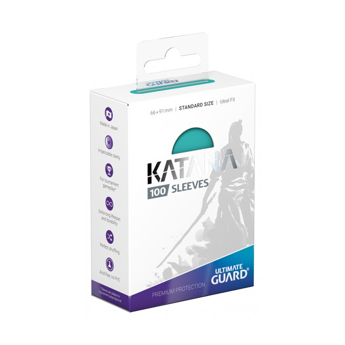 Ultimate Guard: Sleeves - Standard - Katana - Turquoise