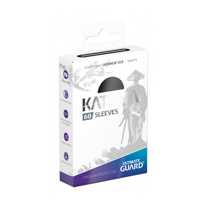 Ultimate Guard: Sleeves - Small - Katana - Black