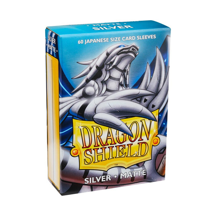 Dragon Shield: Sleeves - Small - Matte - Silver (60)