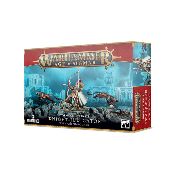 Warhammer: Age of Sigmar - Stormcast Eternals - Knight-Judicator with Gryph-Hounds