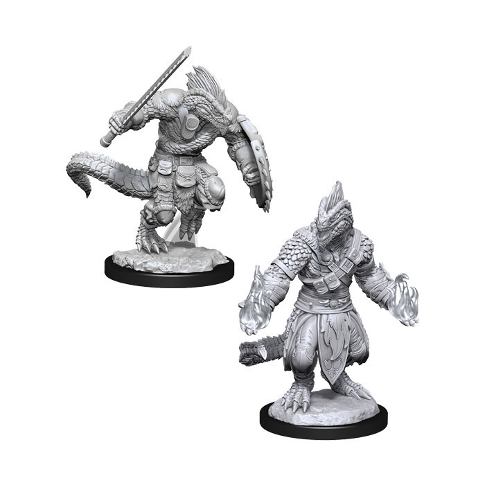 Dungeons &amp; Dragons: Nolzur&#39;s - Lizardfolk Barbarian &amp; Lizardfolk Cleric