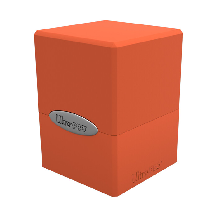 Ultra Pro: Deck Box - Satin Cube - Pumpkin Orange