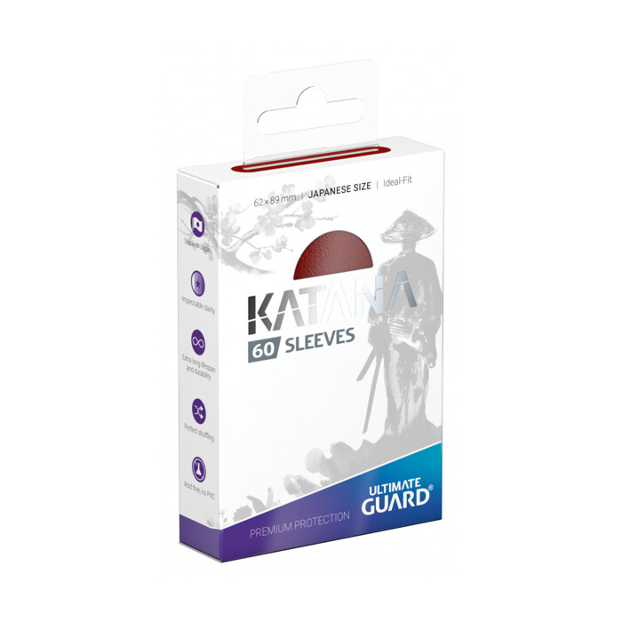 Ultimate Guard: Sleeves - Small - Katana - Red