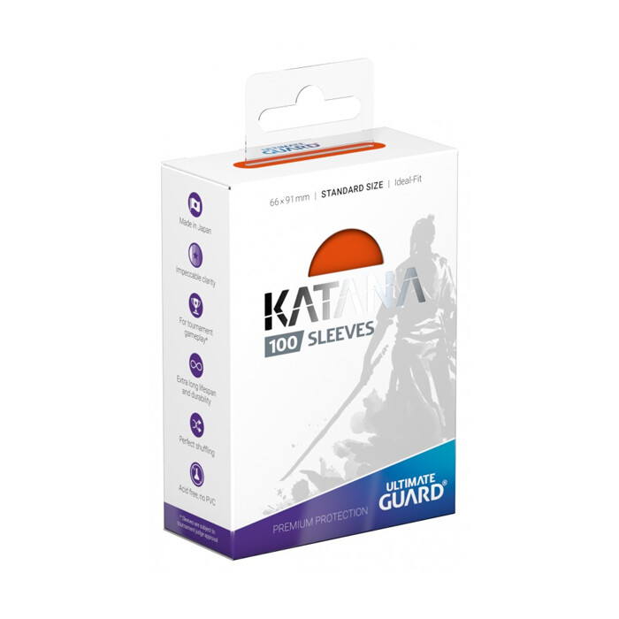 Ultimate Guard: Sleeves - Standard - Katana - Orange