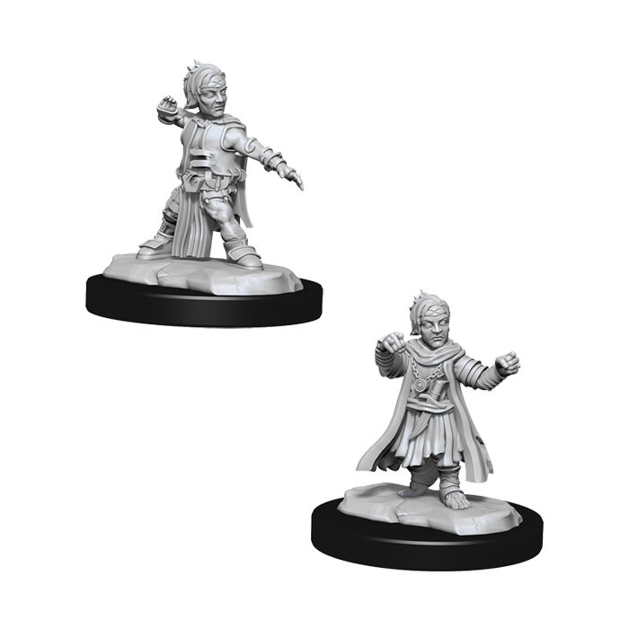 Pathfinder Battles: Deep Cuts - Halfling Male Monk