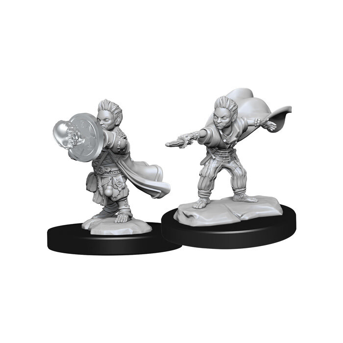 Pathfinder Battles: Deep Cuts - Halfling Male Wizard