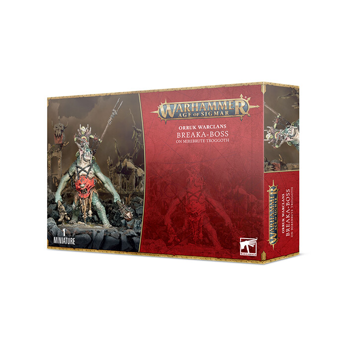 Warhammer: Age of Sigmar - Orruk Warclans - Break-Boss on Mirebrute Trogg