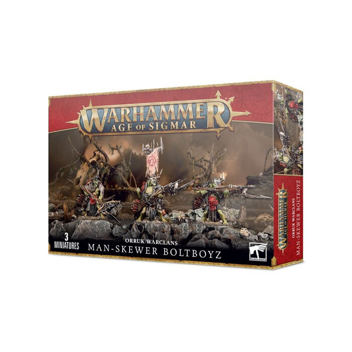 Warhammer: Age of Sigmar - Orruk Warclans - Man-Skewer Boltboyz