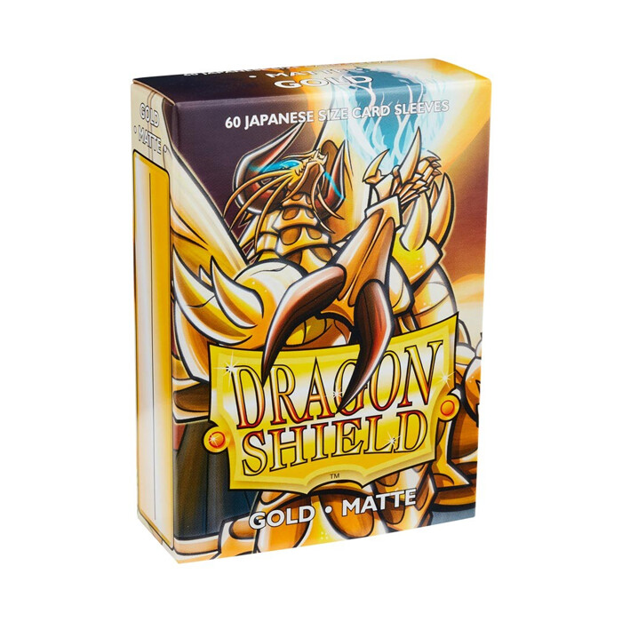 Dragon Shield: Sleeves - Small - Matte - Gold (60)