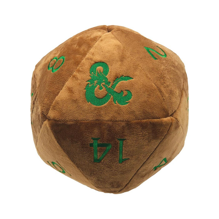 Ultra Pro: Novelty Plush - Jumbo d20 - Copper w/ Green (D&amp;D)