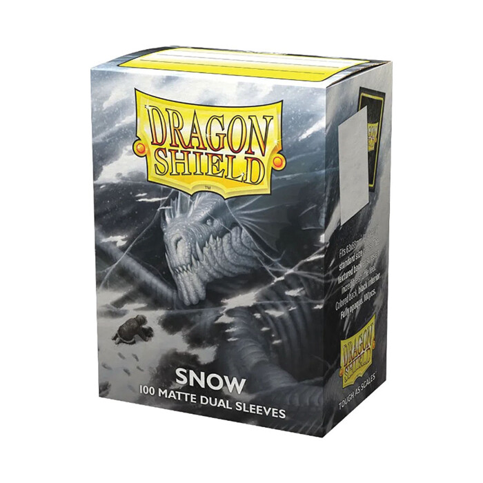 Dragon Shield: Sleeves - Standard - Dual Matte - Snow